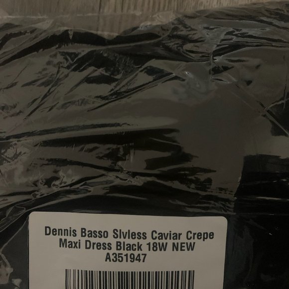 NWT DENNIS BASSO CAVIAR CREPE MAXI DRESS SIZE 18W & 20W - Picture 13 of 15